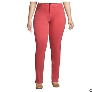 Lands’ End Plus Size Classic Cords Straight Leg Corduroy Pants Size 20W